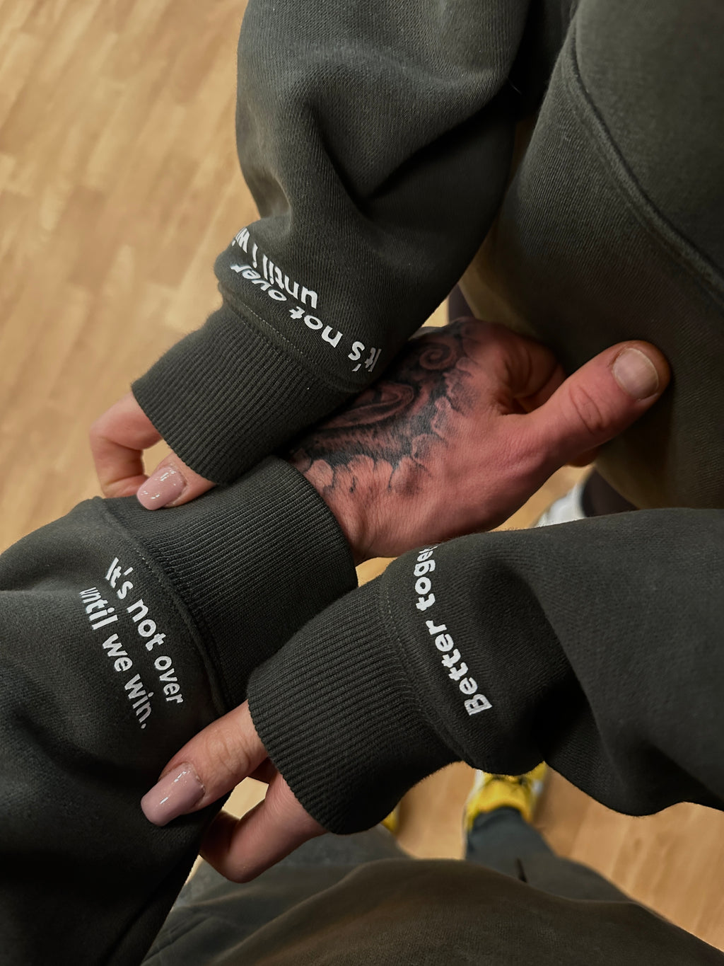 PWDR Hoodie SINNERS – oldalnézet
