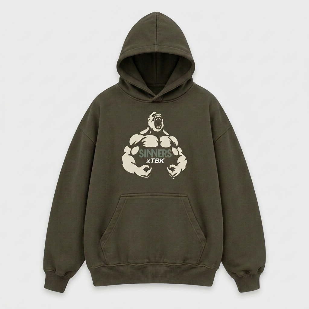 TBK Hoodie khaki